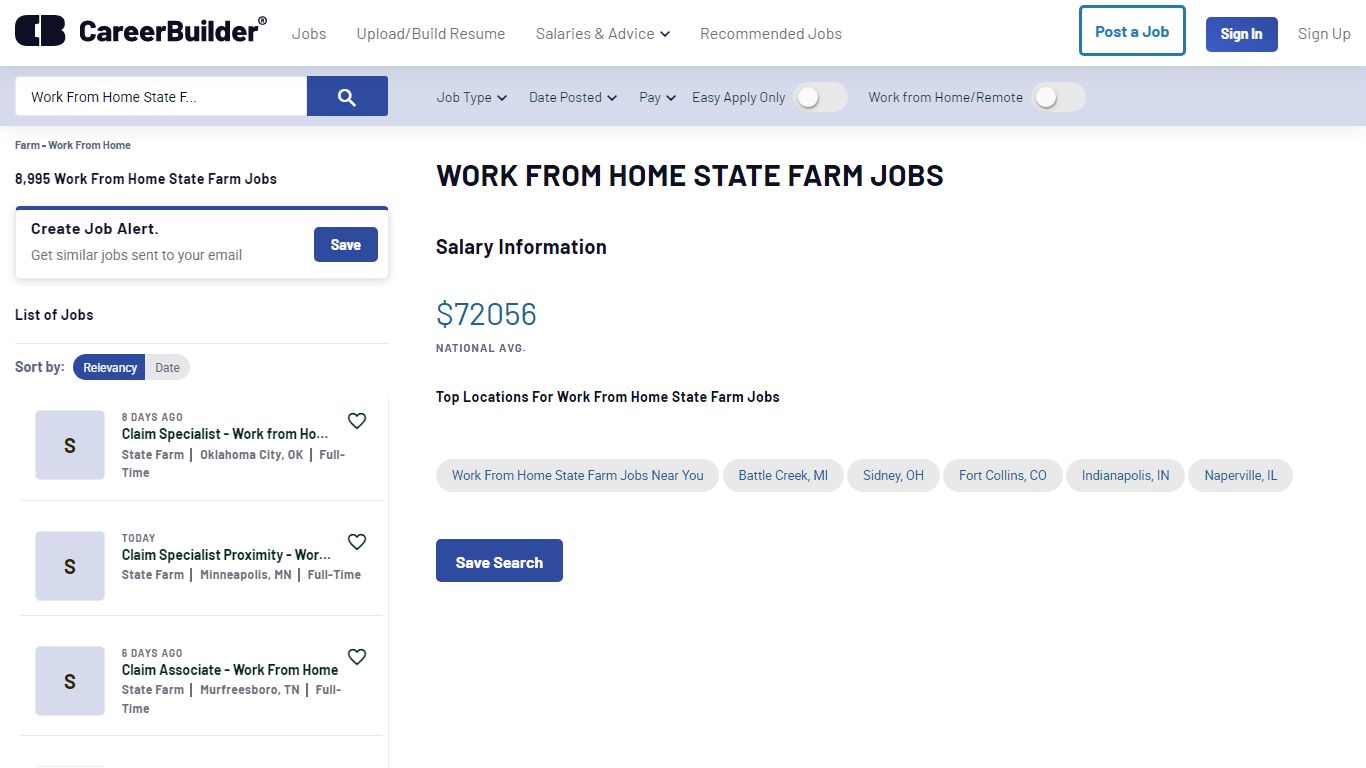 Work From Home State Farm Jobs - Apply Now | CareerBuilder